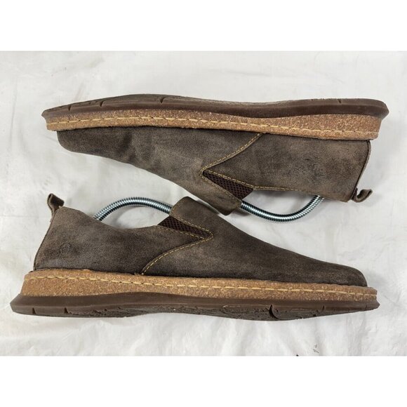 Børn Bryson Taupe Avola Distressed Leather Slip On Loafer Men's Size 9.5 - Picture 7 of 12